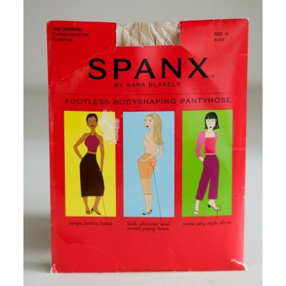 Spanx Footless Body Shaping Pantyhose 
